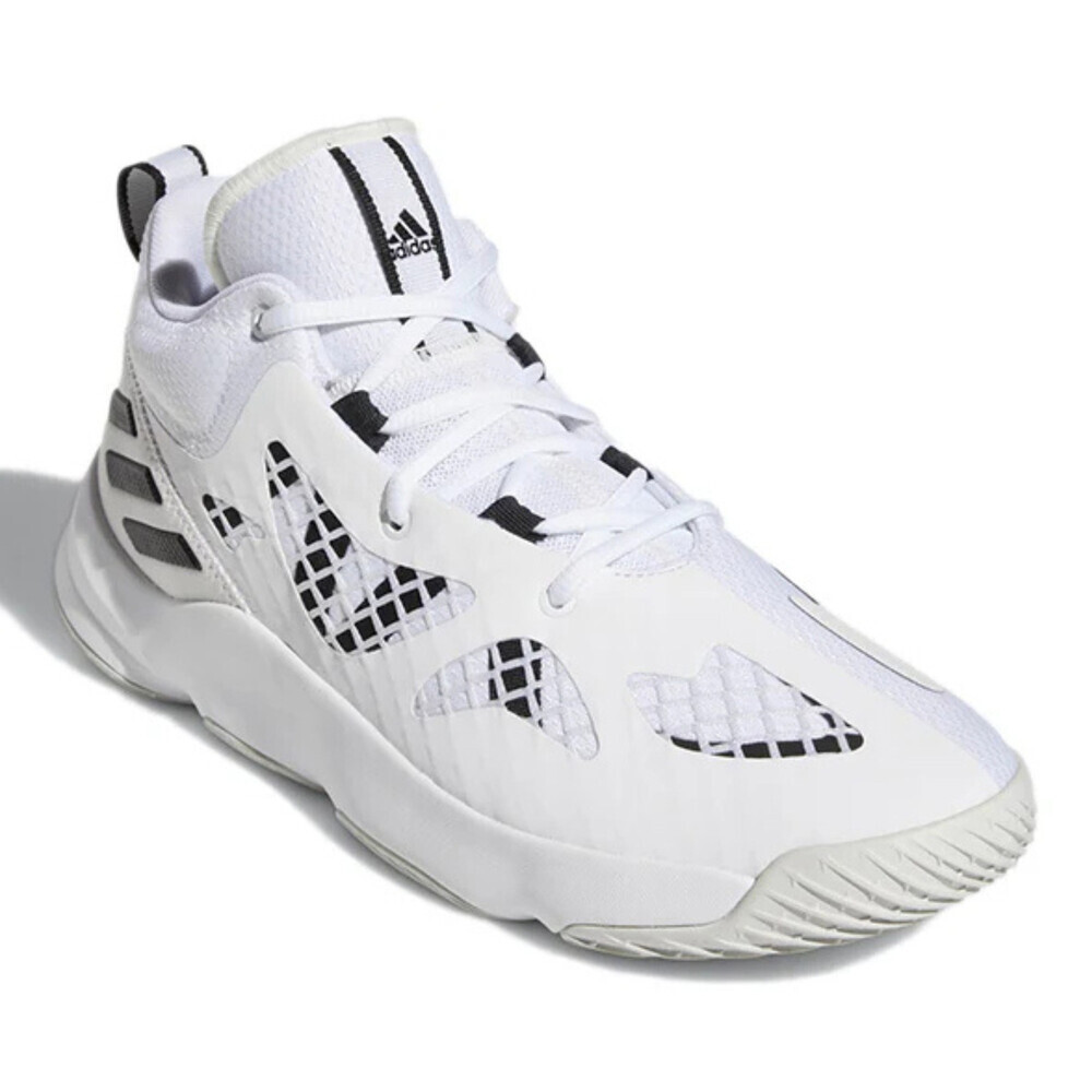 Adidas Pro N3XT 2021 GW0147 Sneakers Mens 9 White Black Basketball Shoes RHS6969